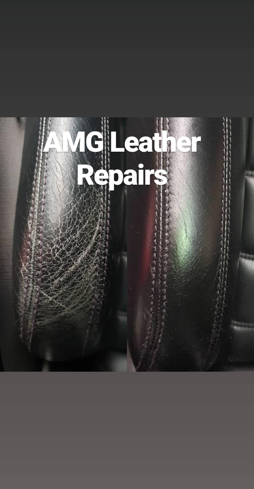 Minor leather repairs – AMG C63