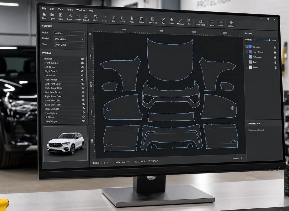 The Hidden Costs of PPF Installation – Software, Templates and Material Waste