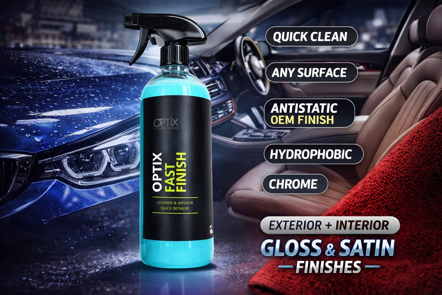 OPTiX Fast Finish Quick Detailer