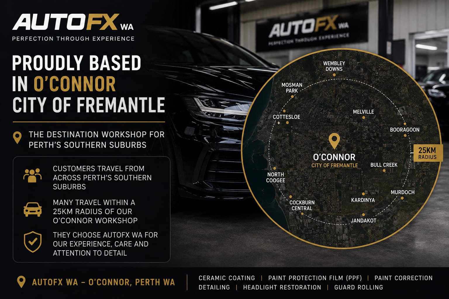 Why Customers from the City of Melville Choose AutoFX WA for Ceramic Coating, PPF and Paint Correction