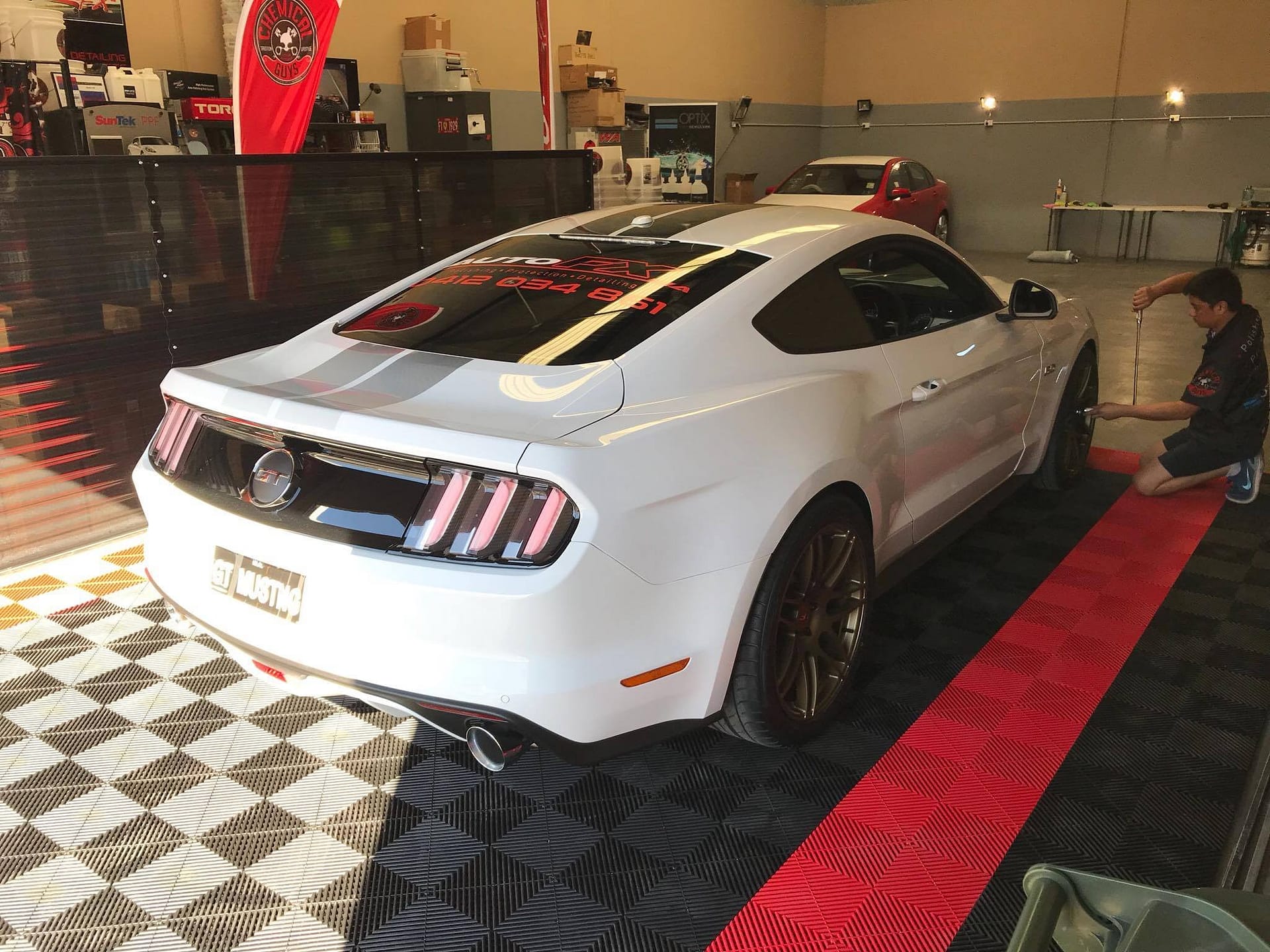 Mustang Matte Wheel OPTiX OP888 Coating Perth | AutoFX WA