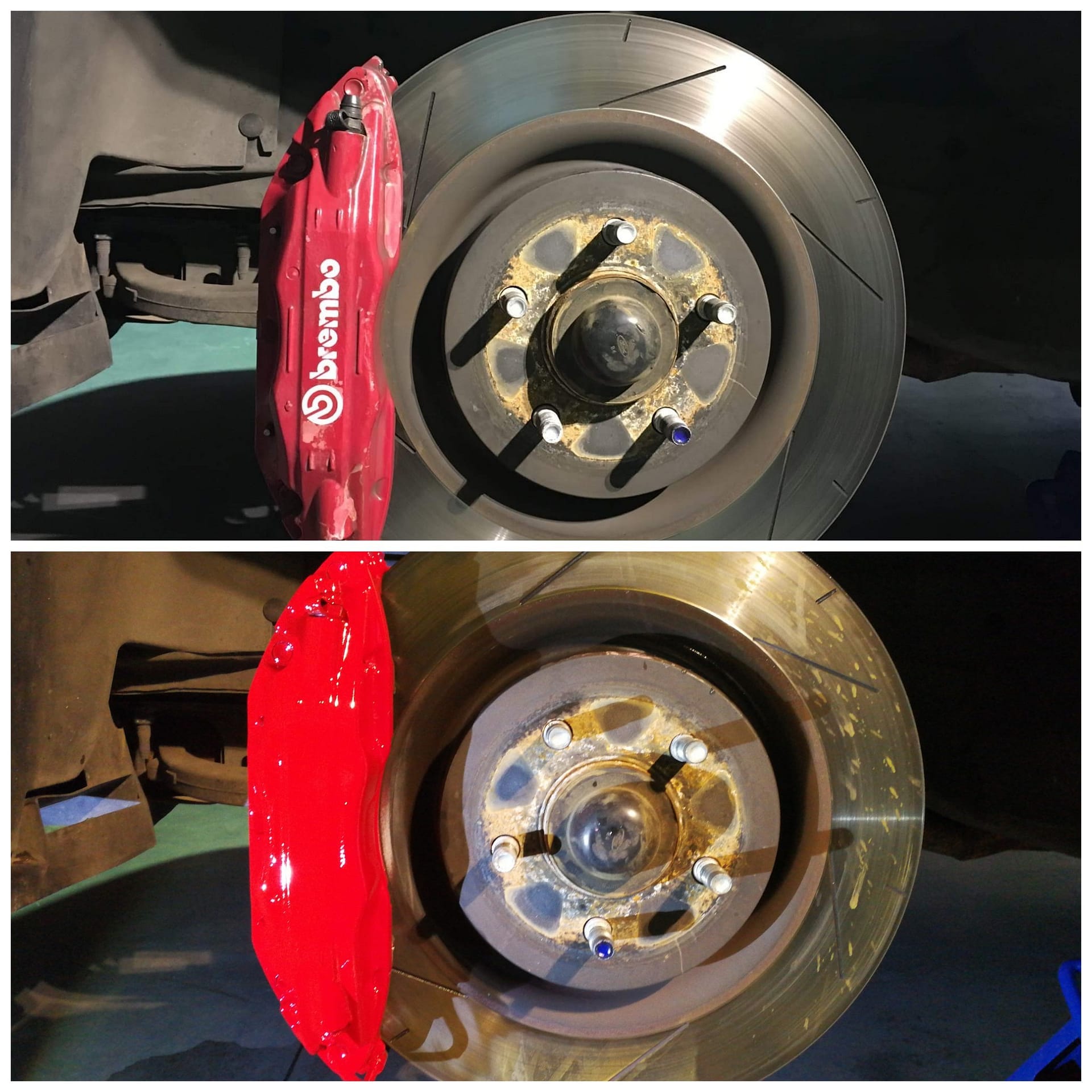 Ford FPV Brembo Caliper Painting Perth | AutoFX WAย