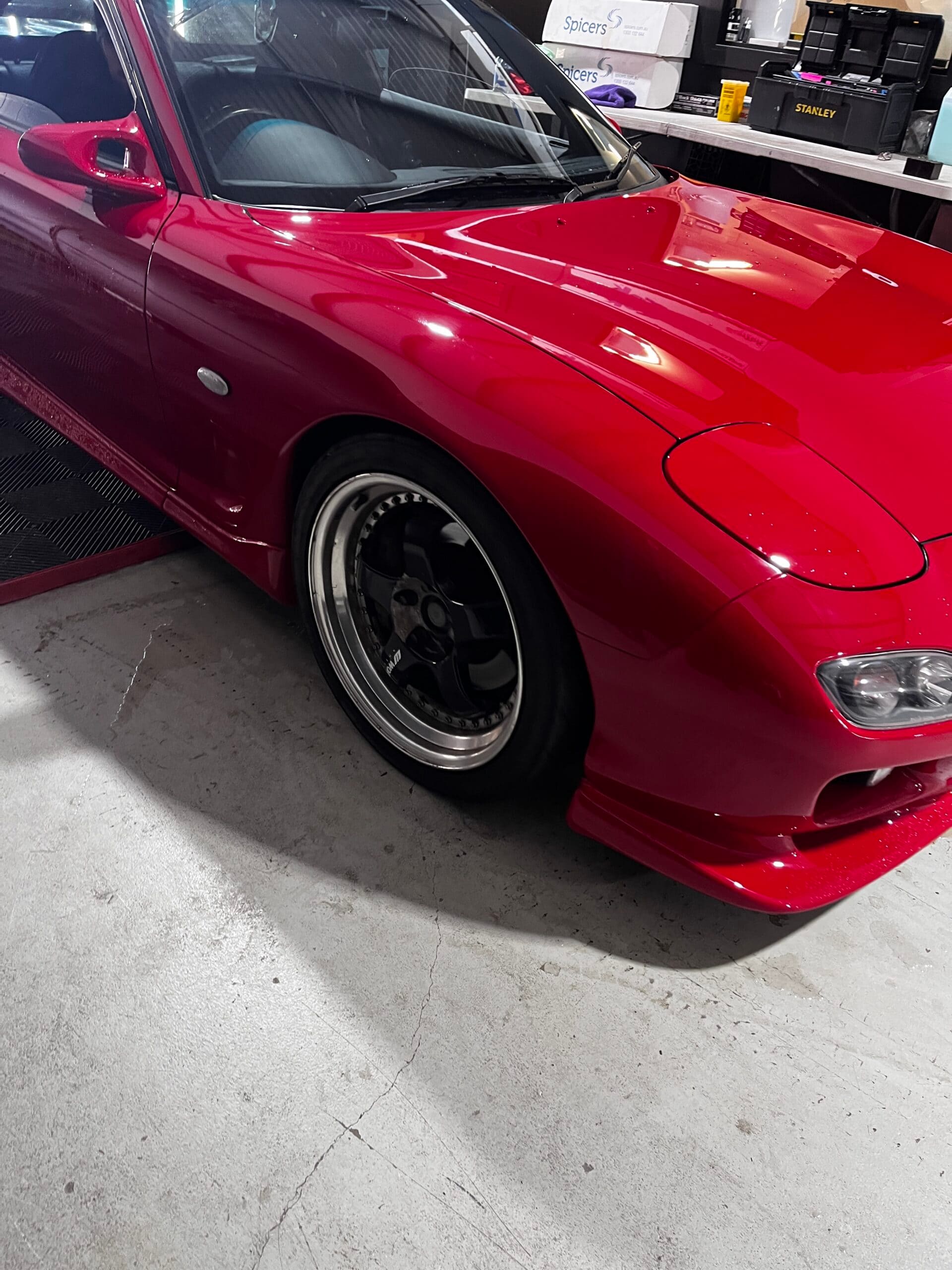 Mazda FD RX-7 Front and Rear Guard Rolling: A Conservative Approach