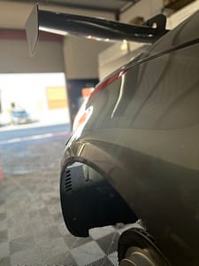 Nissan 350Z rear guard rolling - after view