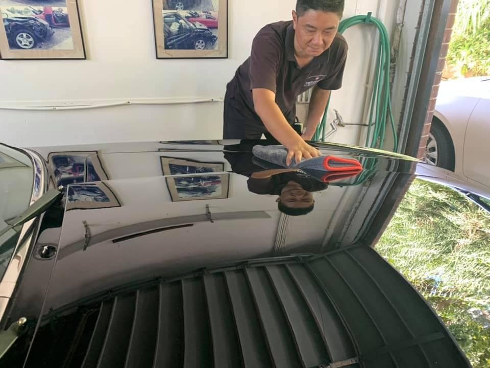 Premium car detailing inside AutoFX WA workshop in O'Connor Perth