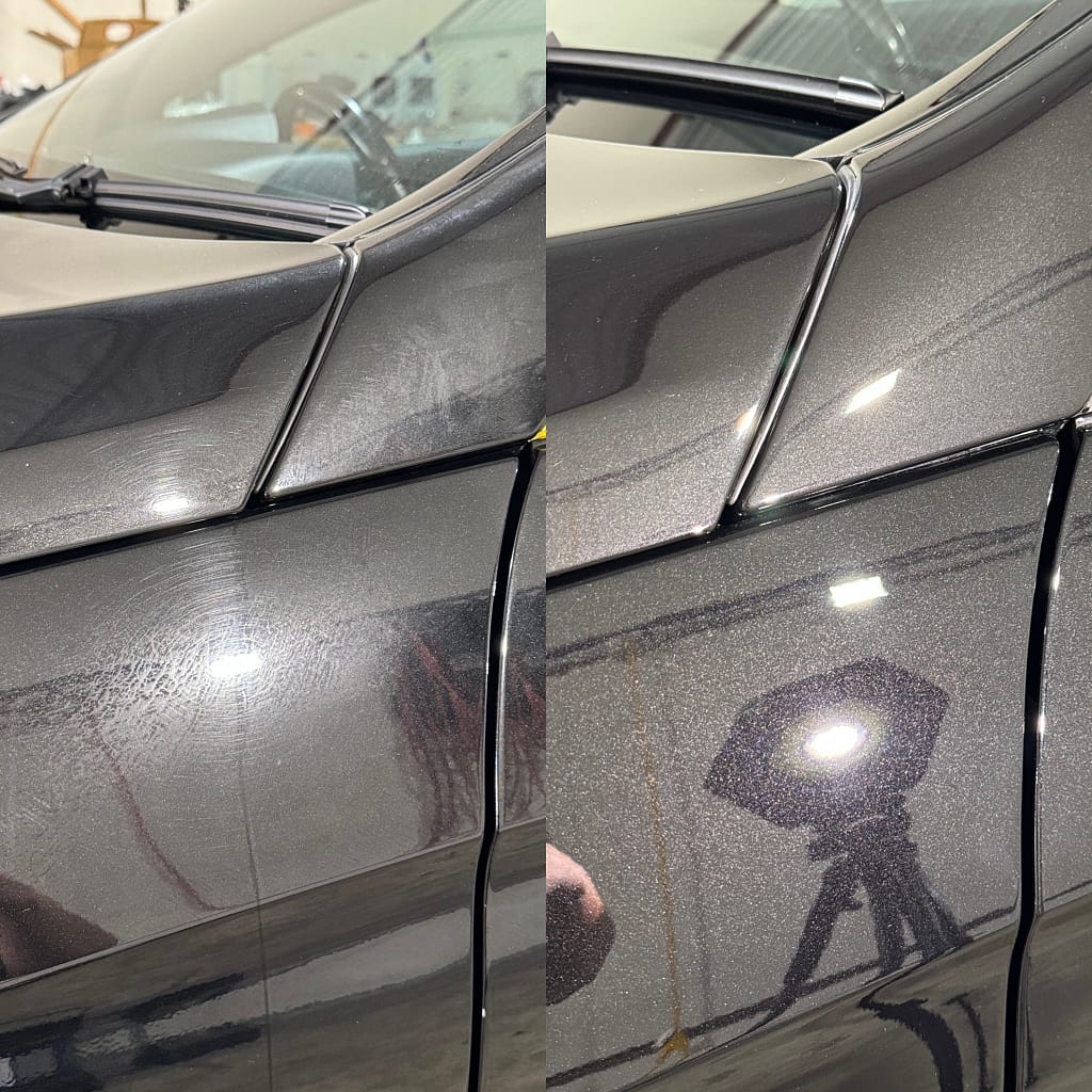 car paint correction O’Connor workshop