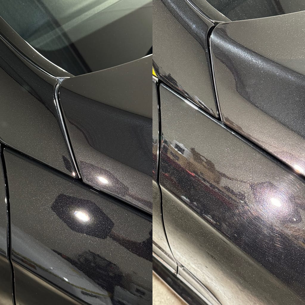 car paint correction O’Connor workshop