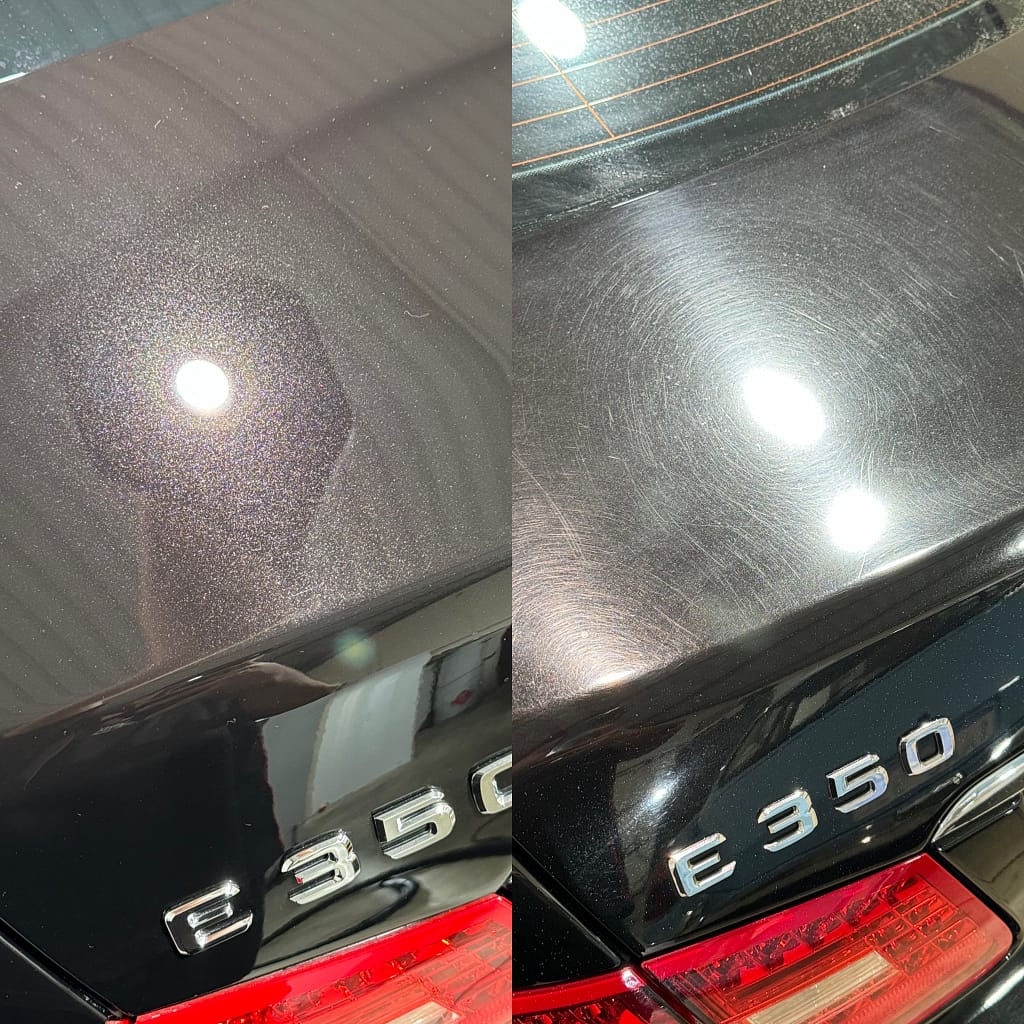 car paint correction O’Connor workshop
