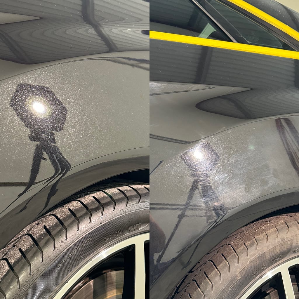 car paint correction O’Connor workshop