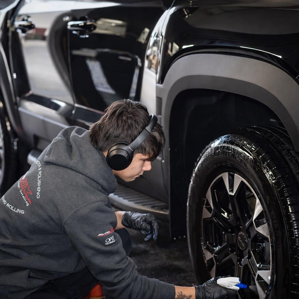 Premium car detailing inside AutoFX WA workshop in O'Connor Perth
