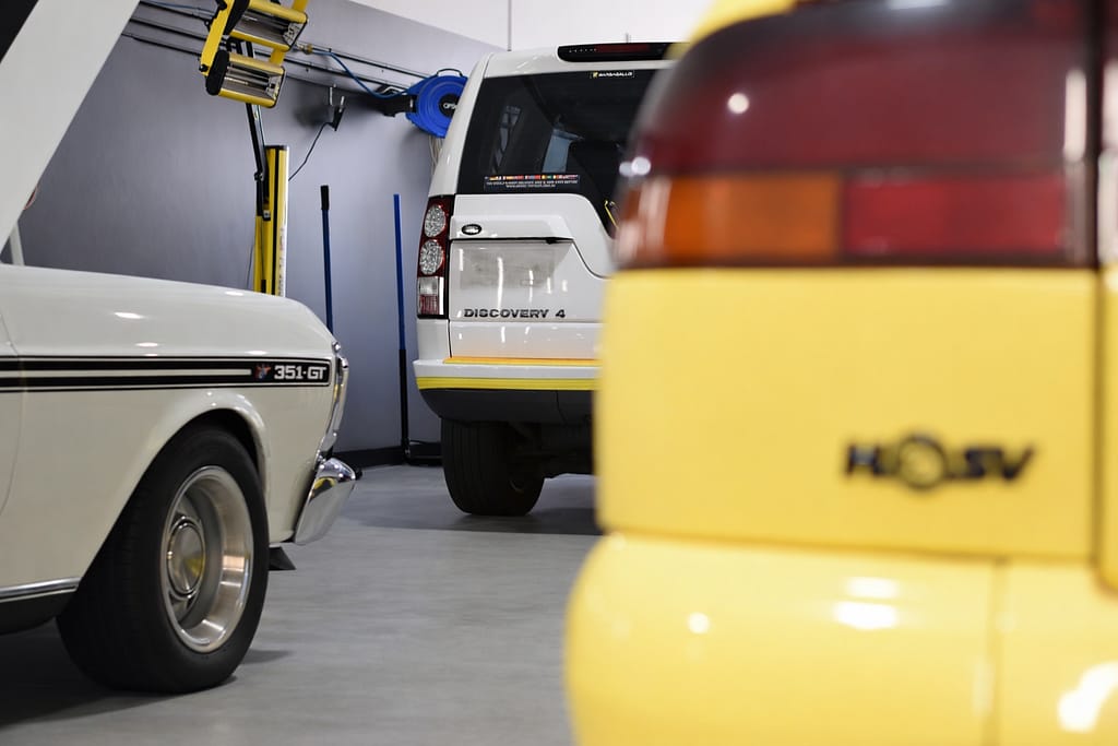 Premium car detailing inside AutoFX WA workshop in O'Connor Perth