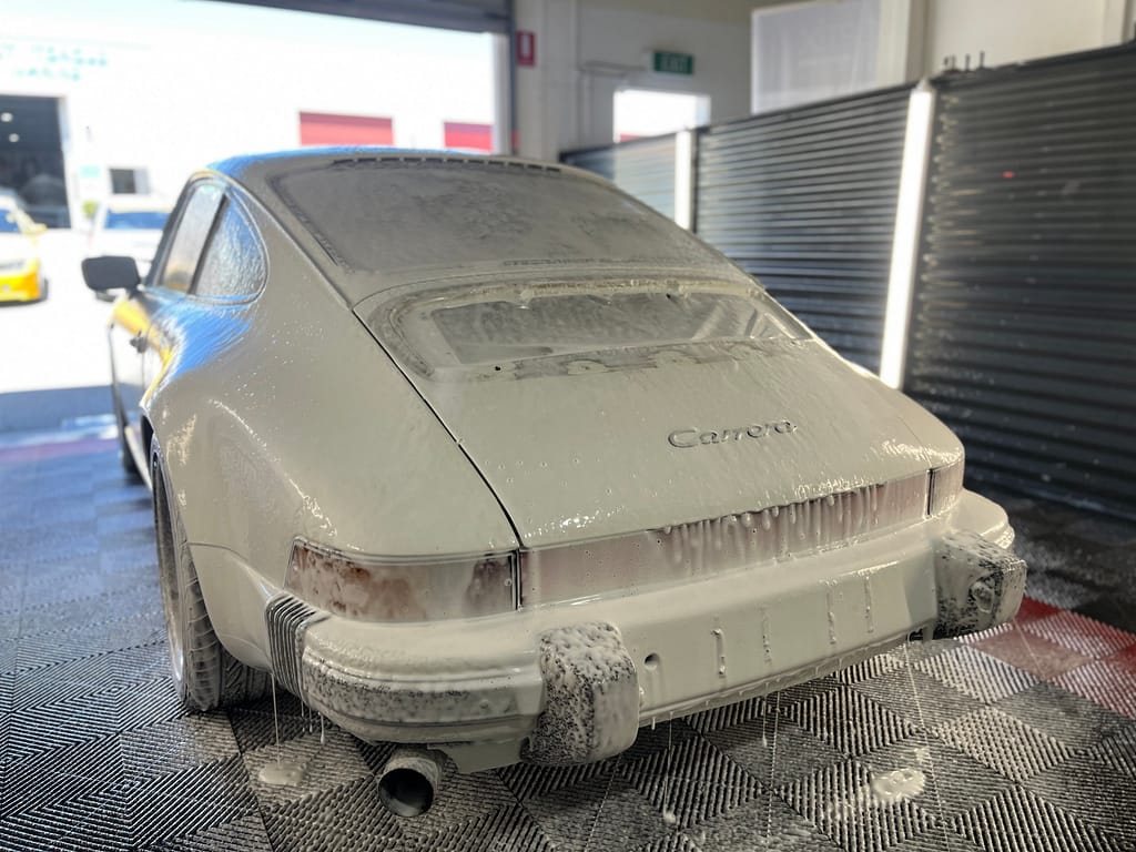 Premium car detailing inside AutoFX WA workshop in O'Connor Perth