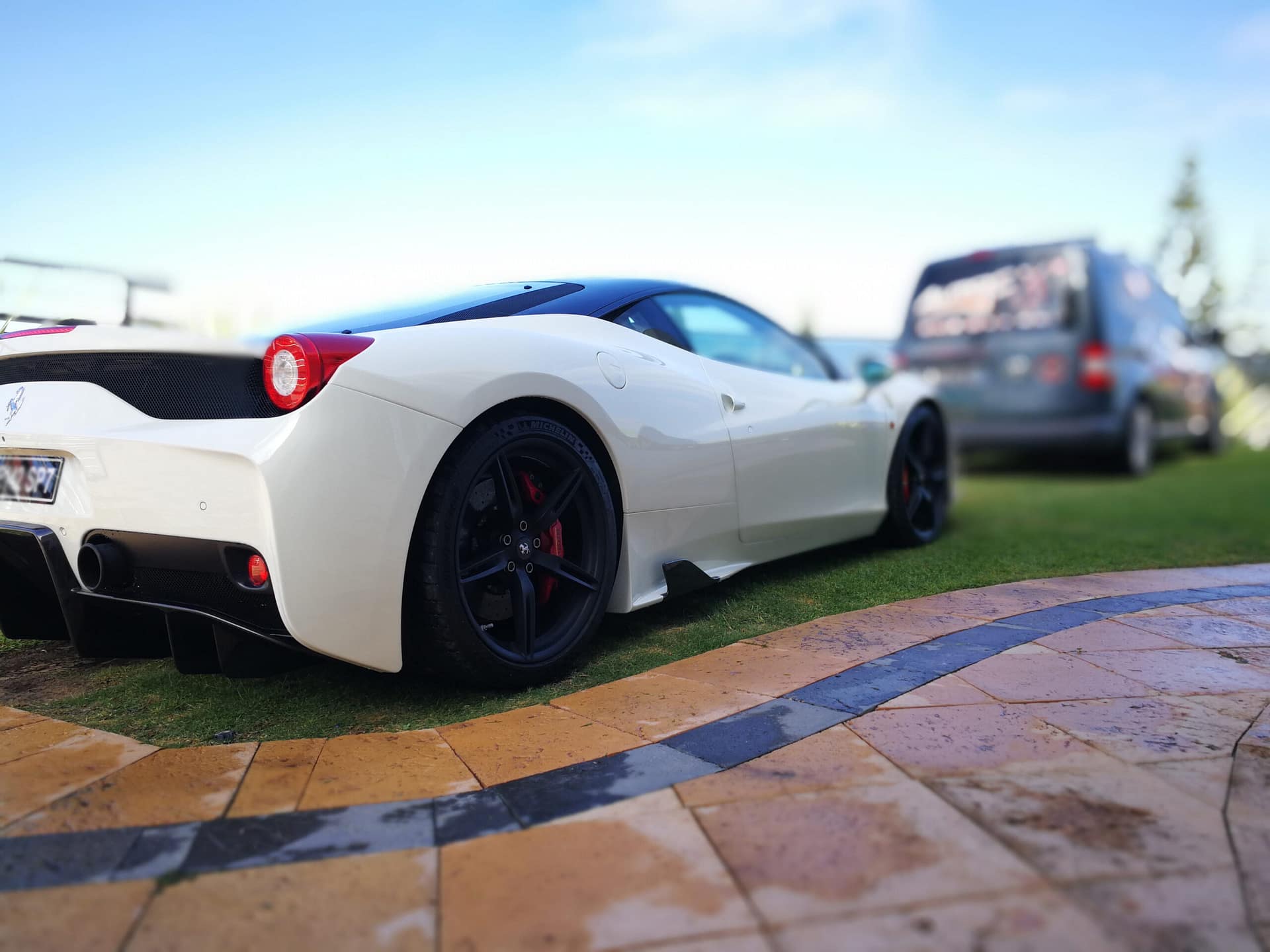 ferrari with autofx van