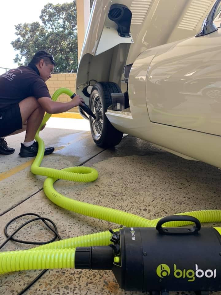 Premium car detailing inside AutoFX WA workshop in O'Connor Perth